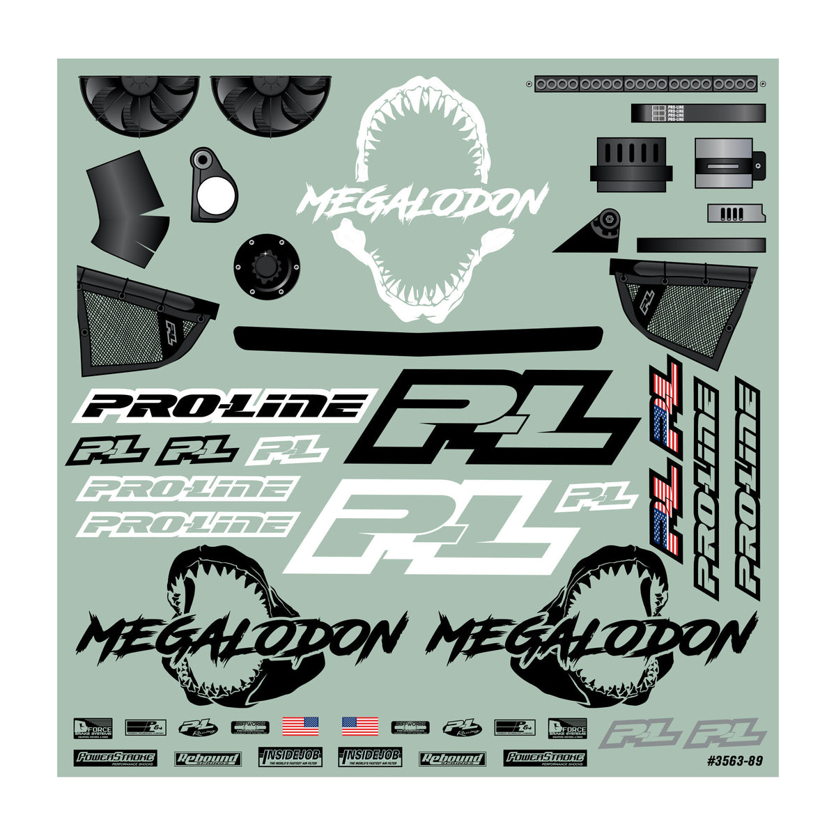 Megalodon Desert Buggy Clear Body Slash 2wd/4x4