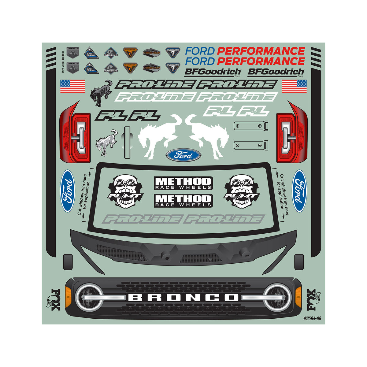 1/8 2021 Ford Bronco Clr Bdy: MAXX, E-REVO 2.0
