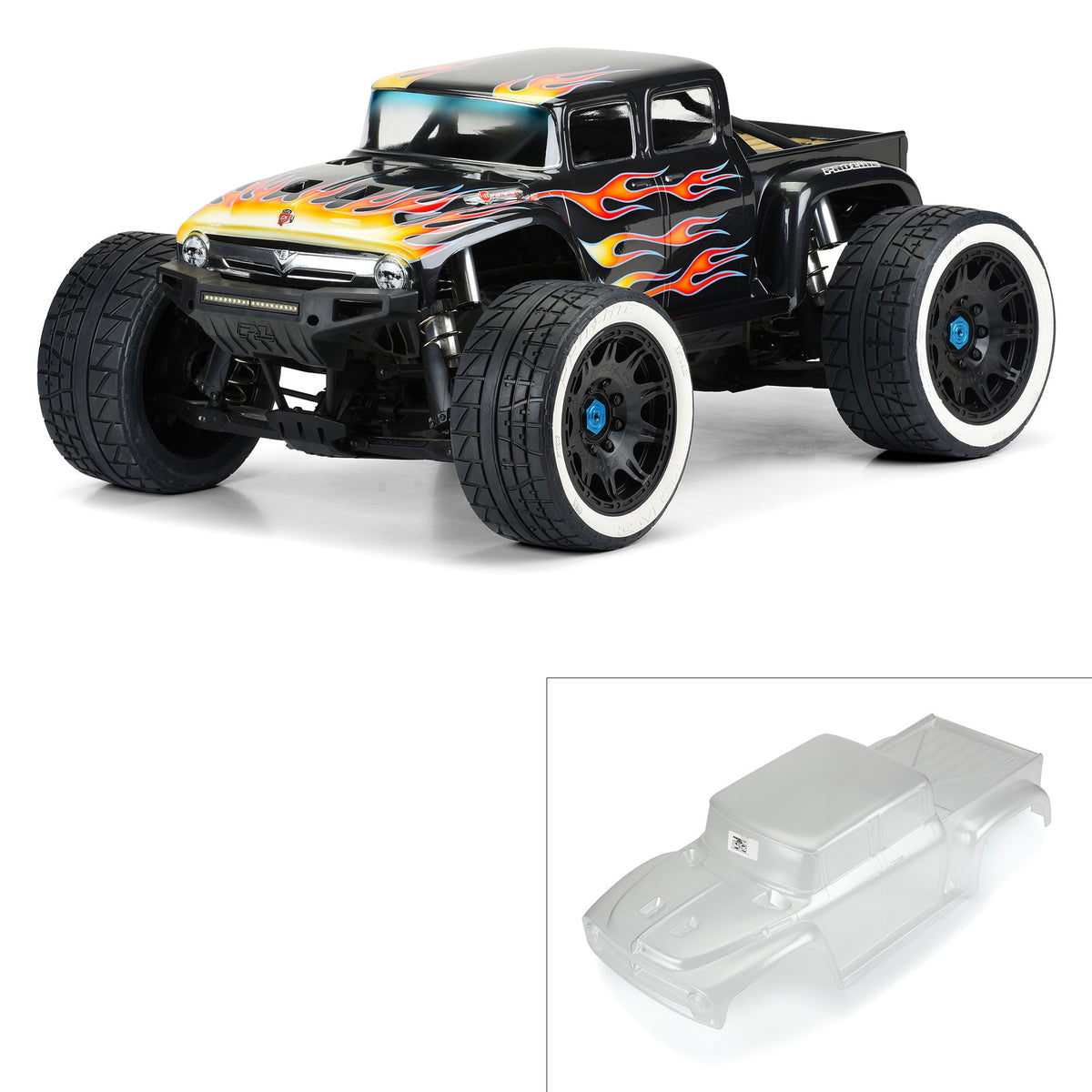 1/5 Pre-Cut 1956 Ford F-100 Clear Body for X-MAXX