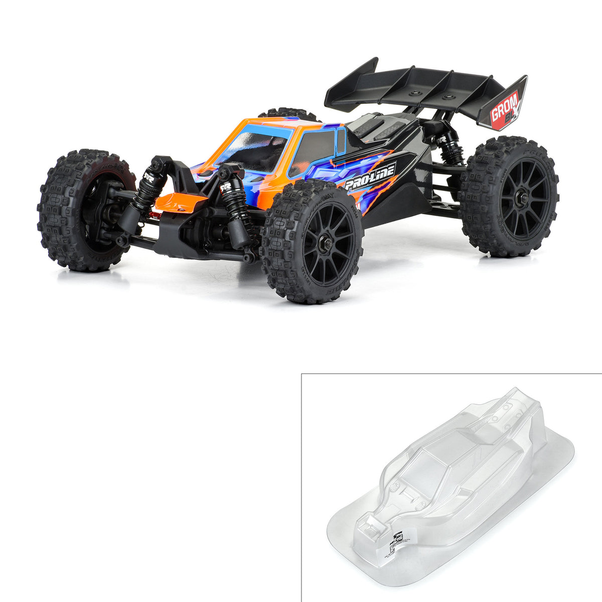 Axis Clear Body for Arrma Typhon GROM