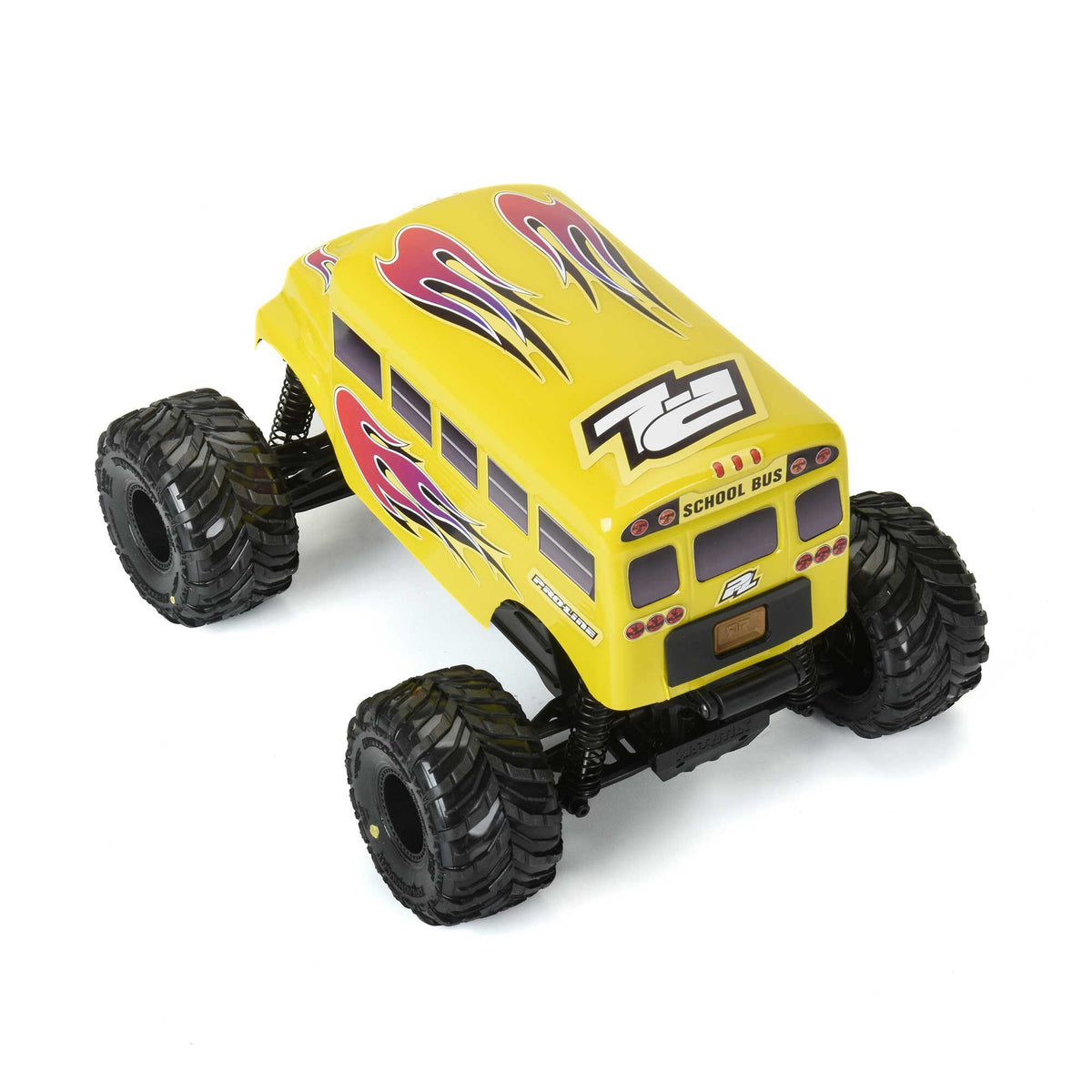 School Bus Pre-Cut/Pre-Painted Yellow Body for ARRMA Gorgon/Quake GROM