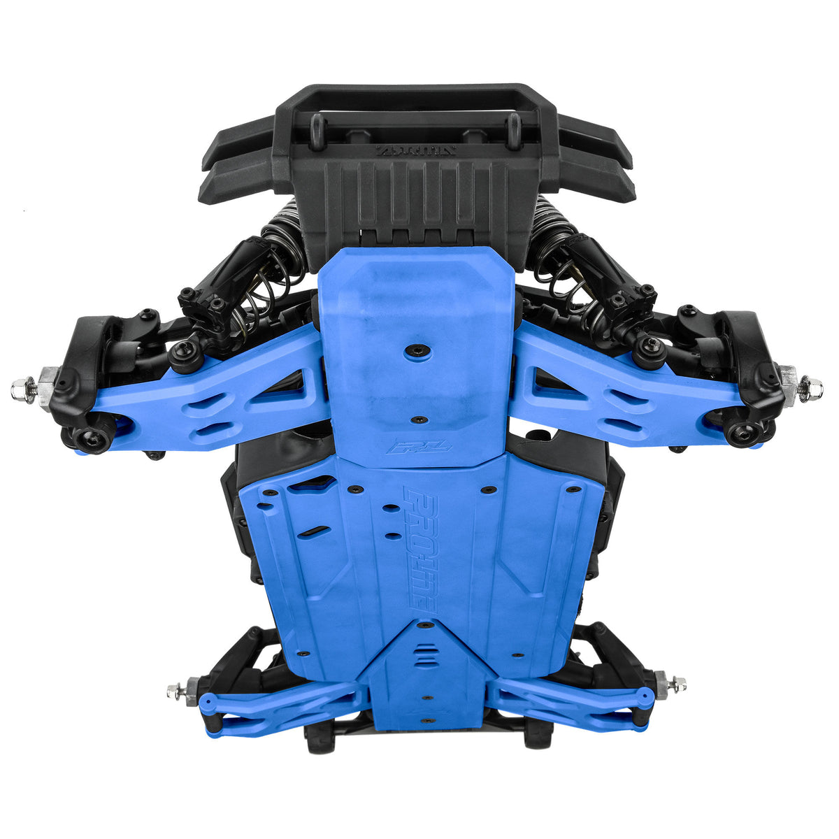Bash Armor Rear Suspension Arms (Blue) for ARRMA 3S Vehicles