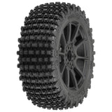 1/8 Gladiator M2 Fr/Rr BgyTire MTD Blk Mach 10 (2)