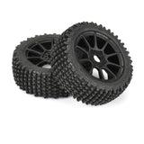 1/8 Gladiator M2 Fr/Rr BgyTire MTD Blk Mach 10 (2)