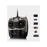 AT9S Pro 10/12-Channels radio (Mode 2) with R9DS Receiver