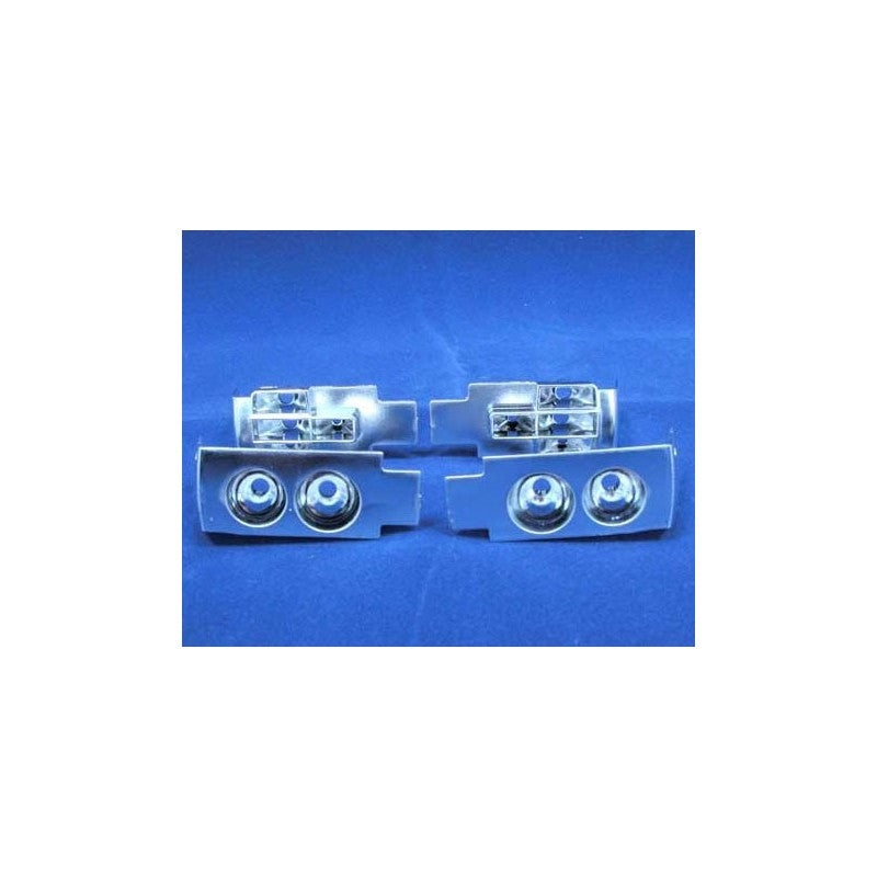 Chrome cups light set Fiat 131