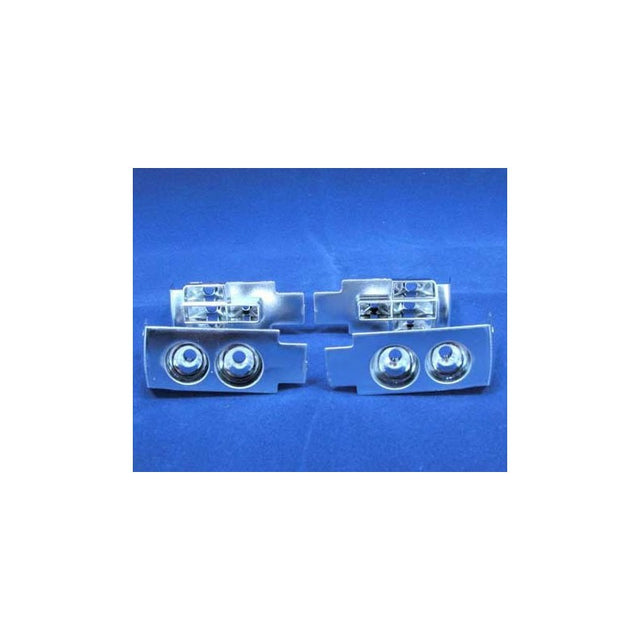 Chrome cups light set Fiat 131