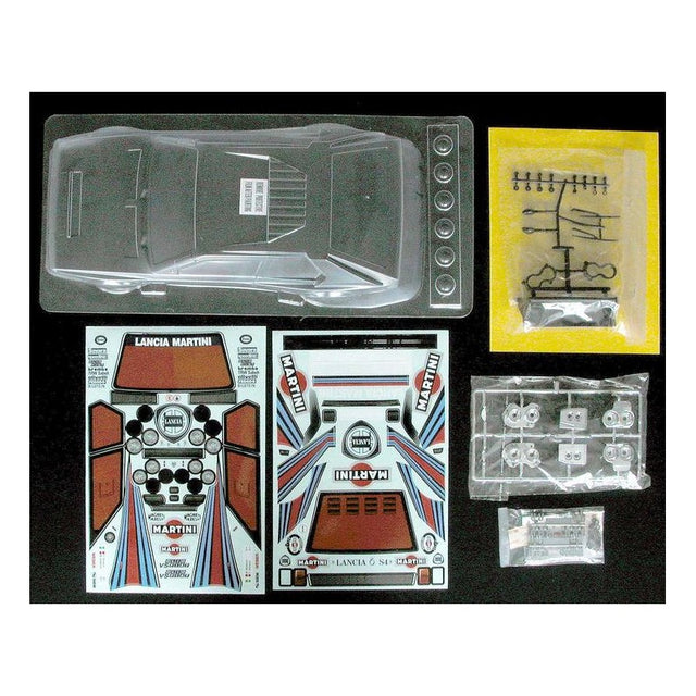 Lancia Delta S4 Group B clear body with martini decals