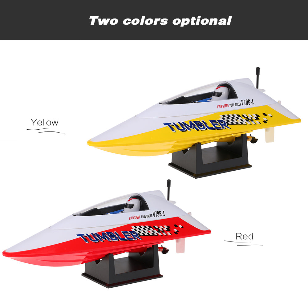 Demo - Volantex V796-1 Tumbler – Mini remote-controlled racing boat RTR
