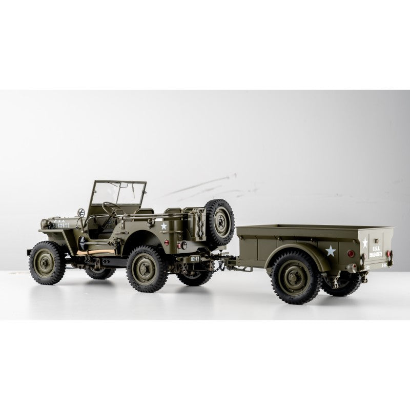 OPTION for 1/12 1941 Willys MB - M100 Trailer