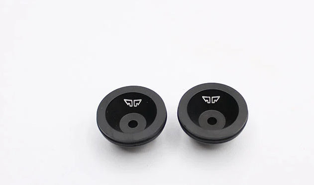 Reflex Racing RX536 - Machined Aluminum Set Up Wheels for 1:28