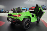 Lamborghini Revuelto 24V electric car for kids – 2 seats, green