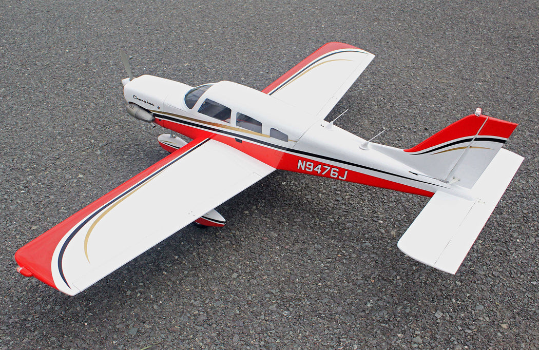 Piper Cherokee 153cm 10-15cc Red ARF