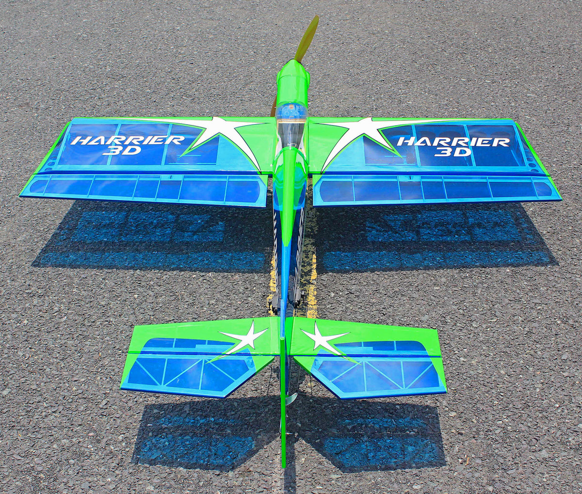 Harrier 3D 154cm 15-20cc Gas ARF Upgraded