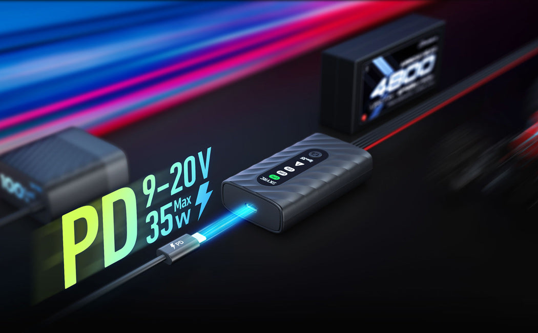 SkyRC Type35 LiPo/LiHV/LiFe 2-4s 35W Charger USB-C PD