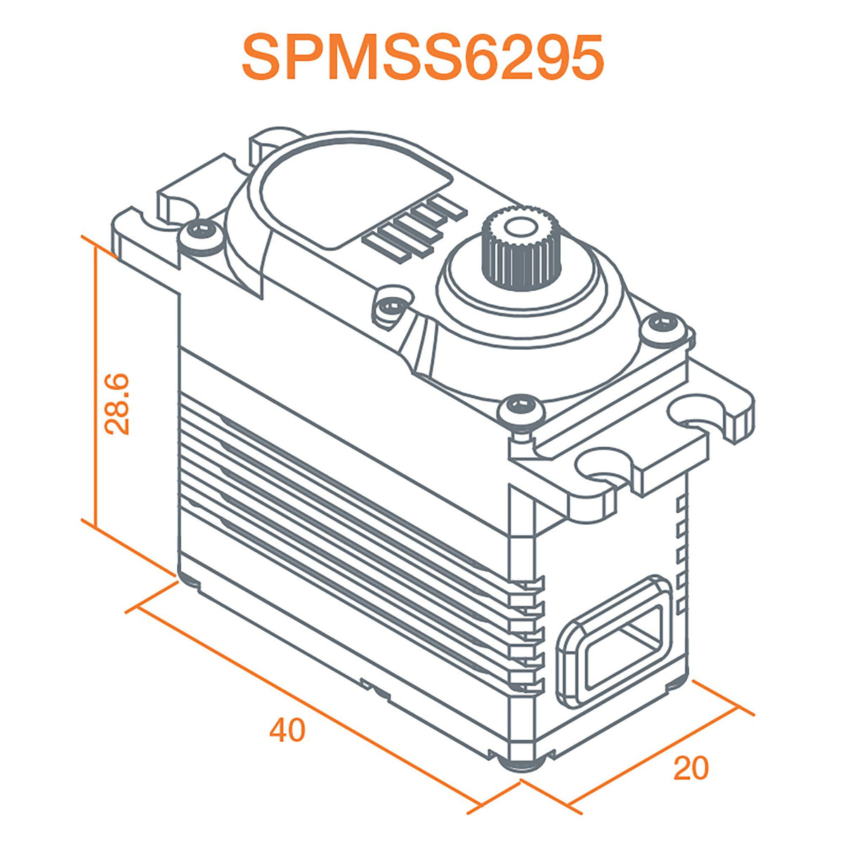 1/8 High Speed/Torque Race Servo