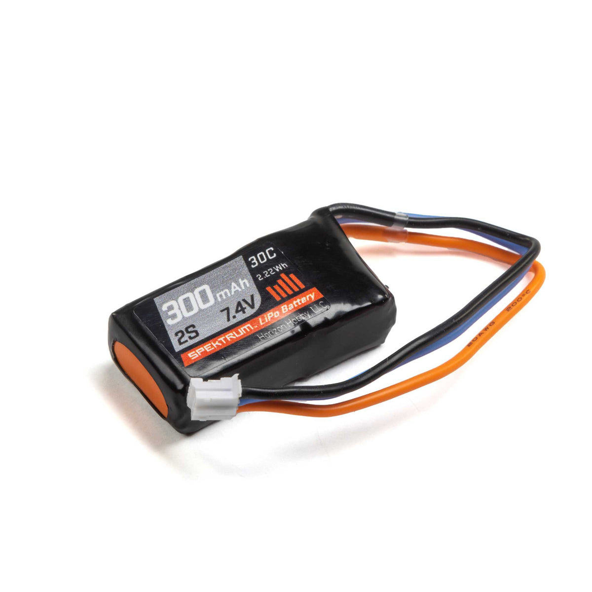 300mAh 2S 7.4V 30C LiPo Battery; PH Connector
