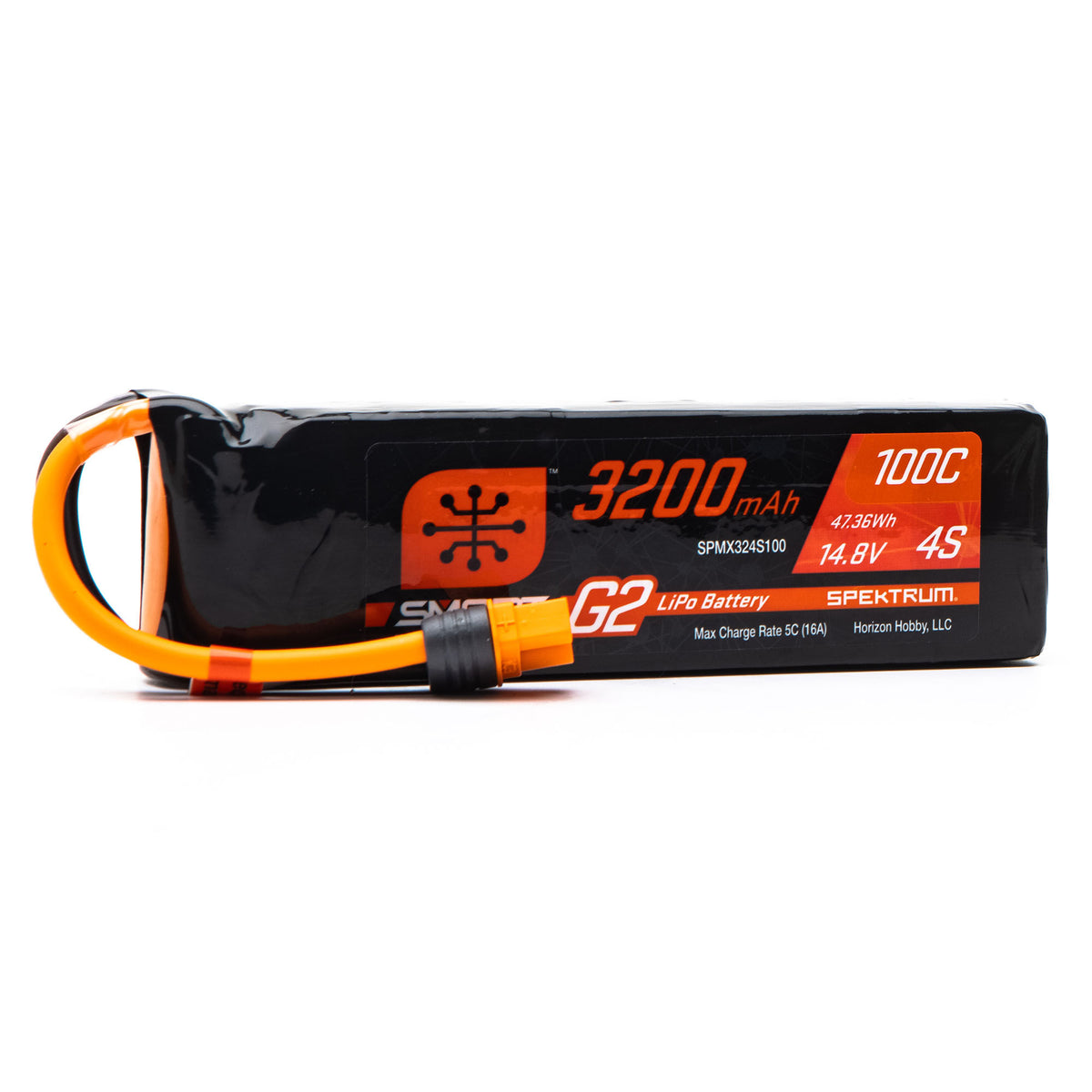 3200mAh 4S 14.8V Smart G2 LiPo 100C; IC3