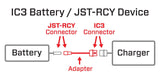 Adapter: IC3 Battery / JST-RCY Device
