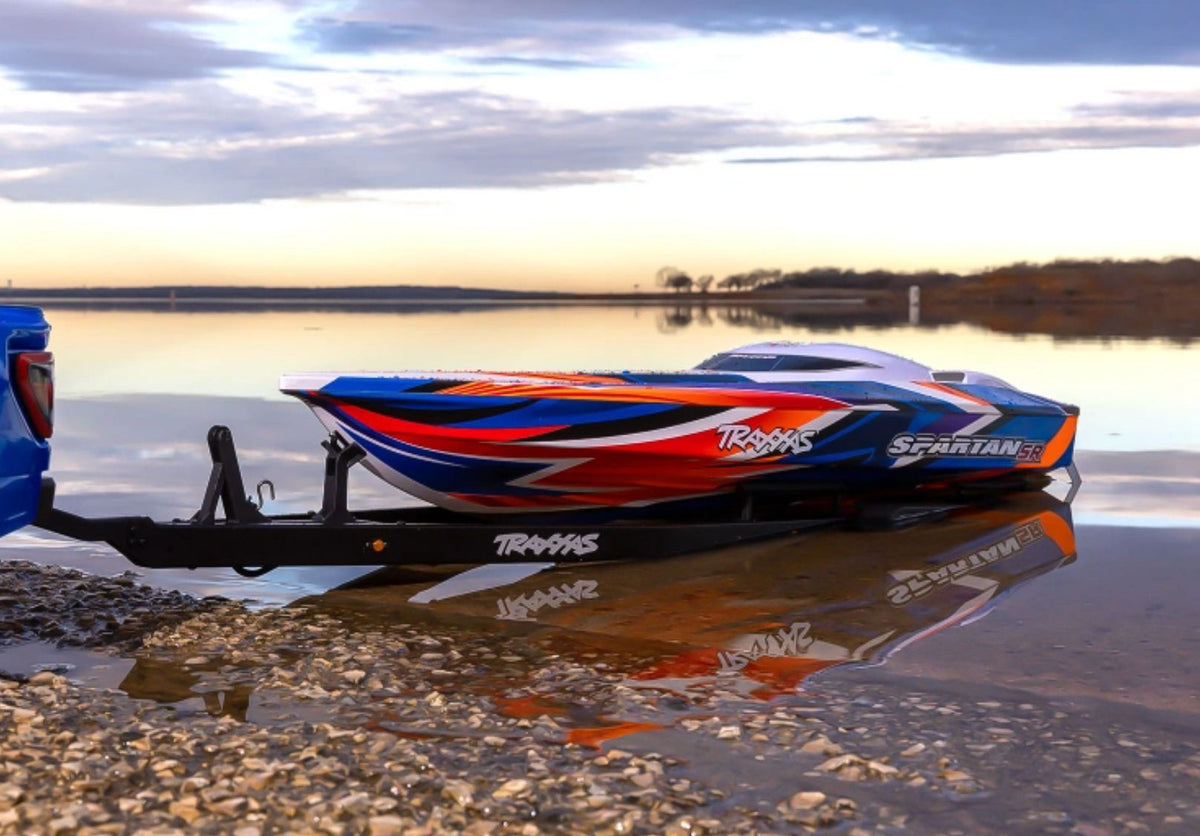 Traxxas Spartan-SR BL TQi TSM Self-Righting - wild remote-controlled boat