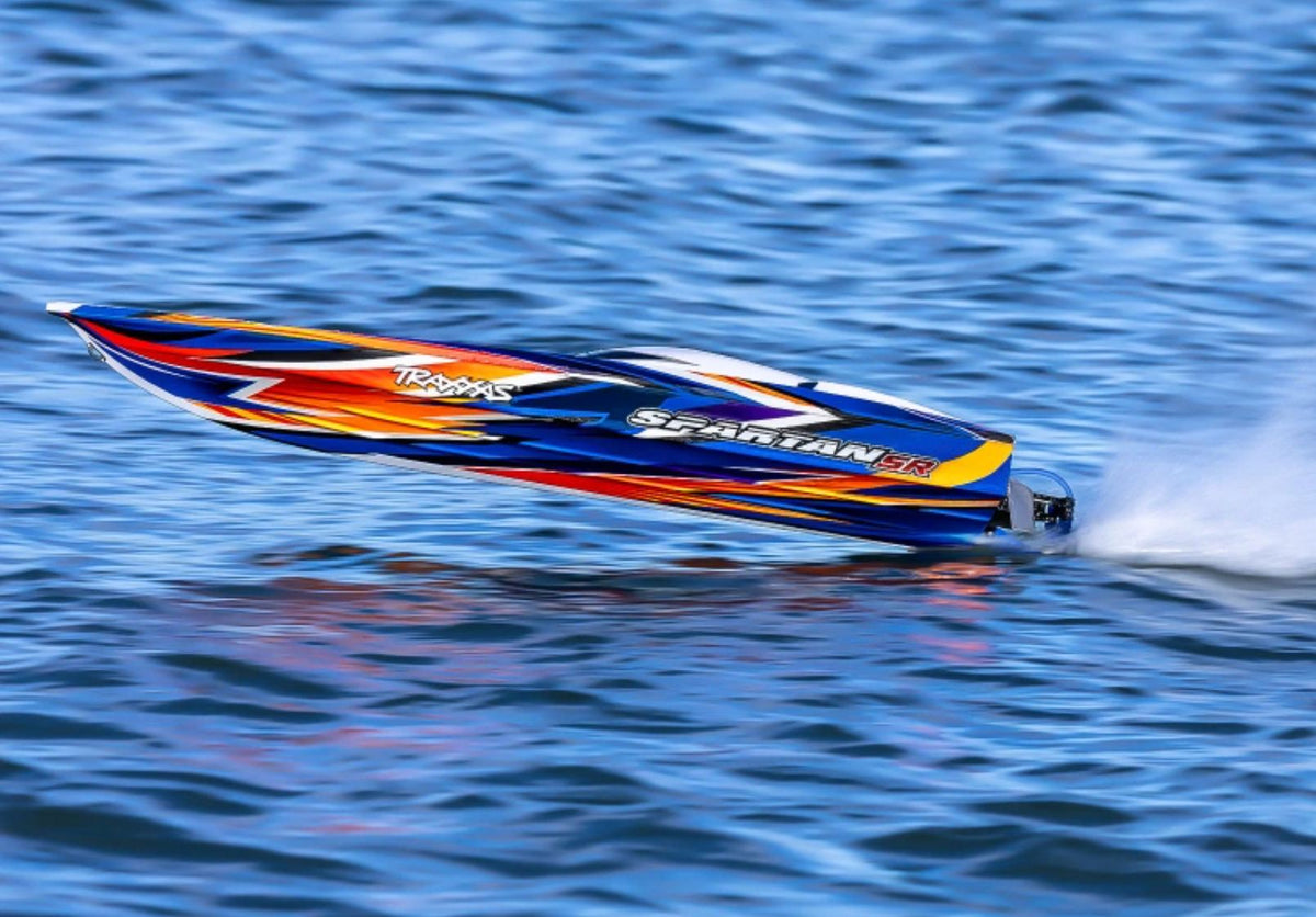 Traxxas Spartan-SR BL TQi TSM Self-Righting - wild remote-controlled boat
