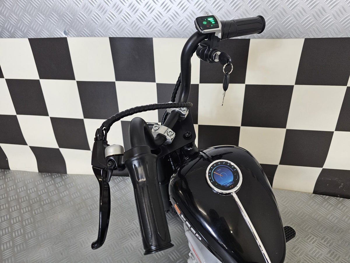 Chopper 24V electric motorbike for kids – black