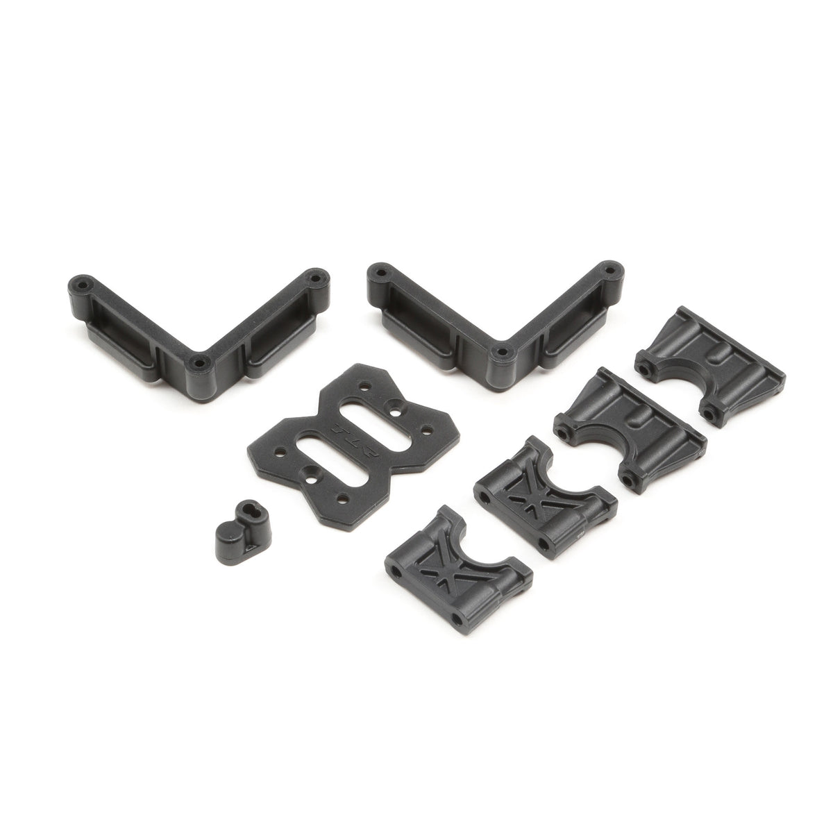 Center Diff Mount, Battery Mount: 8XE