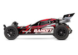 Bandit 2WD 1/10 RTR TQ EHD Red-X USB-C Charger /7 cell NiMH 3000mAh