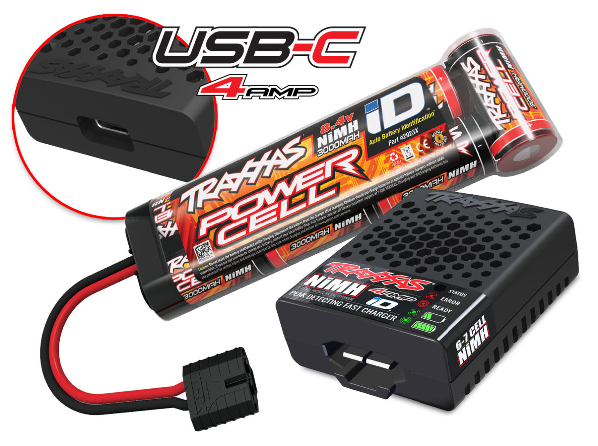Stampede 2WD 1/10 RTR TQ EHD BlueX USB-C - With Battery/Charger