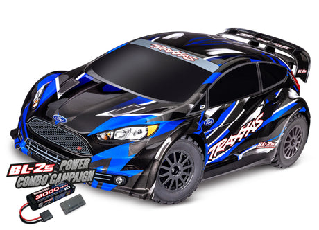 Traxxas Ford Fiesta ST Rally BL-2s blå