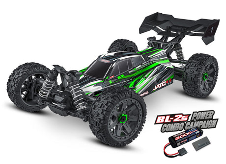 Traxxas 90154-4 Jato 4x4 1/8 BL-2s EHD RTR Grøn