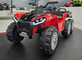 TrailBlazer 24V 6-wheel kids' quad with cargo bed