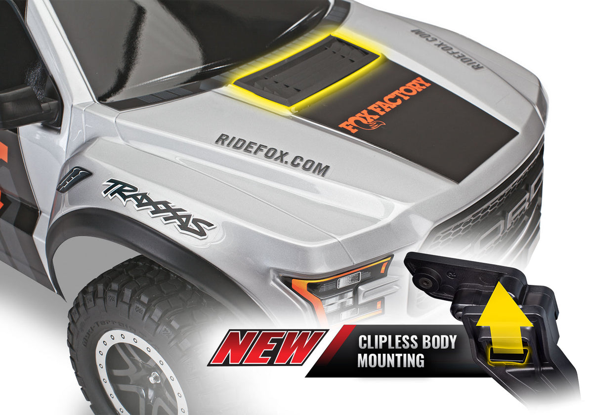 Traxxas 58394-4-FOX Ford F-150 Raptor 2WD BL-2s 1/10 RTR TQ EHD FOX