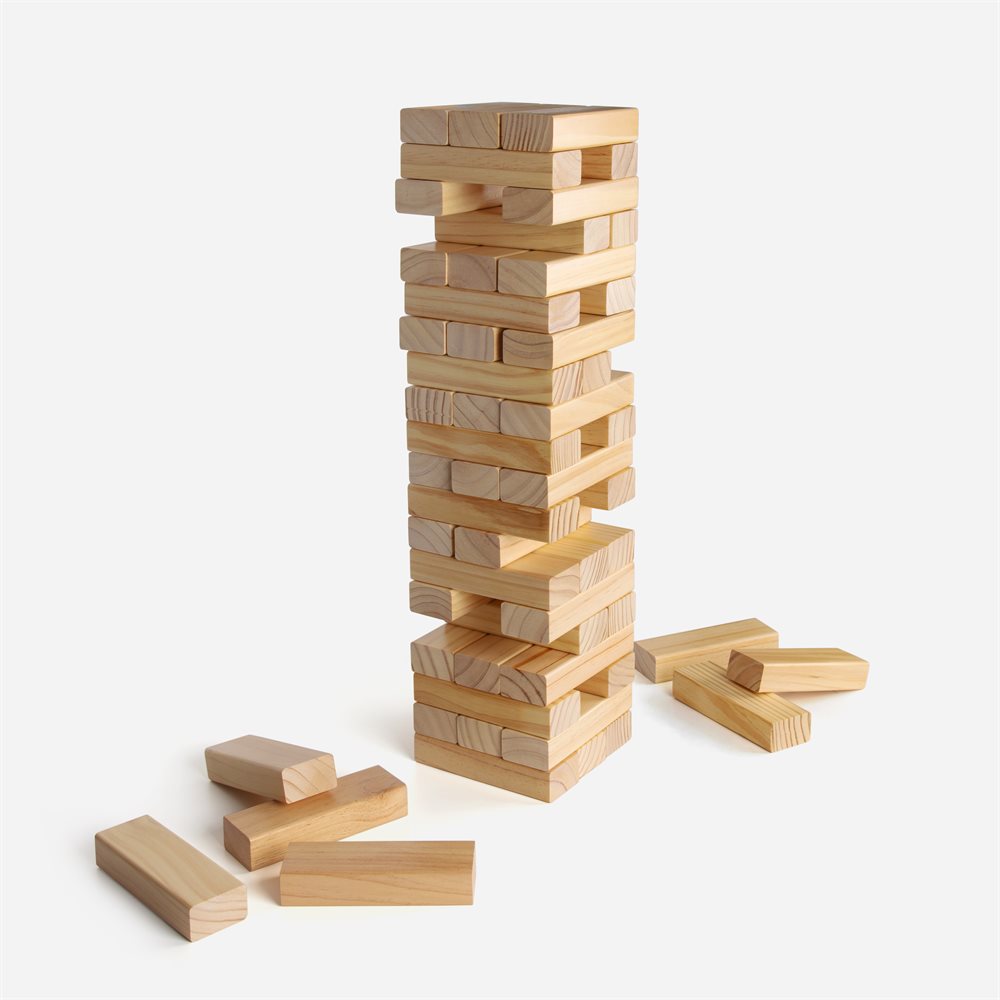 Stanlord Tumble Tower Pro XL – Large Jenga game in pine