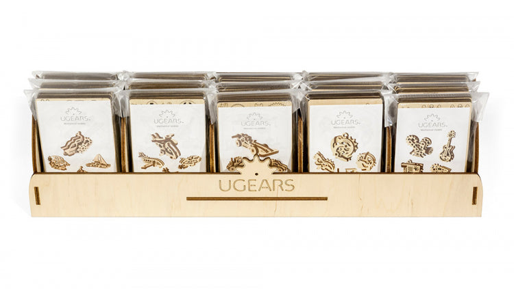 Ugears Disk Fidgets display stand (15 pcs.)