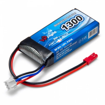 Vapex LP013F - Li-Po Battery 2S 7,4V 1300mAh 30C JST-RCY (BEC)