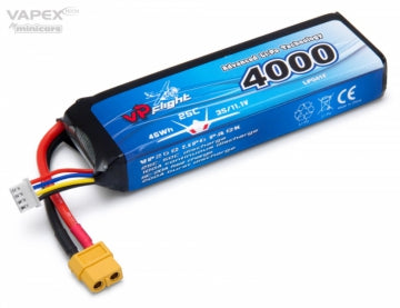 Vapex LP041FXT - Li-Po Battery 3S 11,1V 4000mAh 25C XT60-Connector