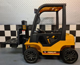 Kids' forklift 12V with remote control – yellow
