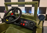 Jeep Willys 12V electric car for kids with remote control – 1 seat