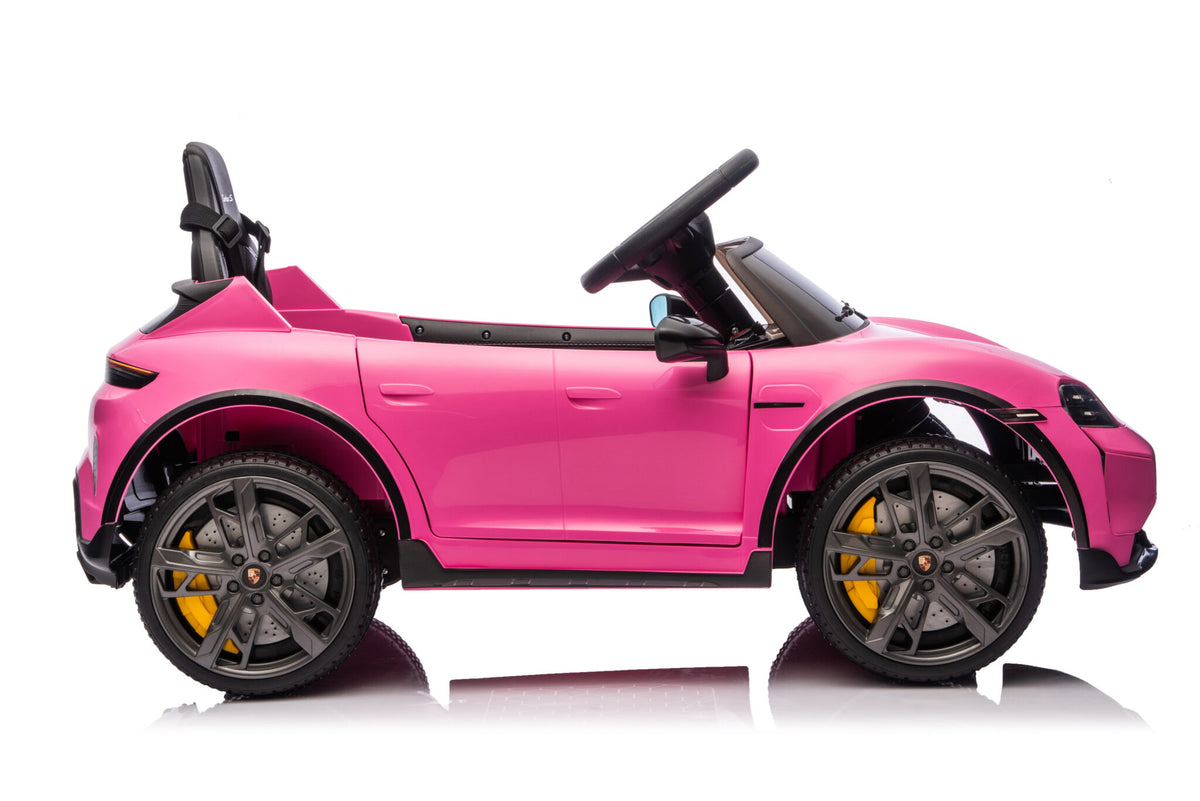 Porsche Taycan 12V electric car for kids – 1 seat, grey