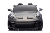 Porsche 911 GT3 24V electric car for kids – 2 seats, metallic black