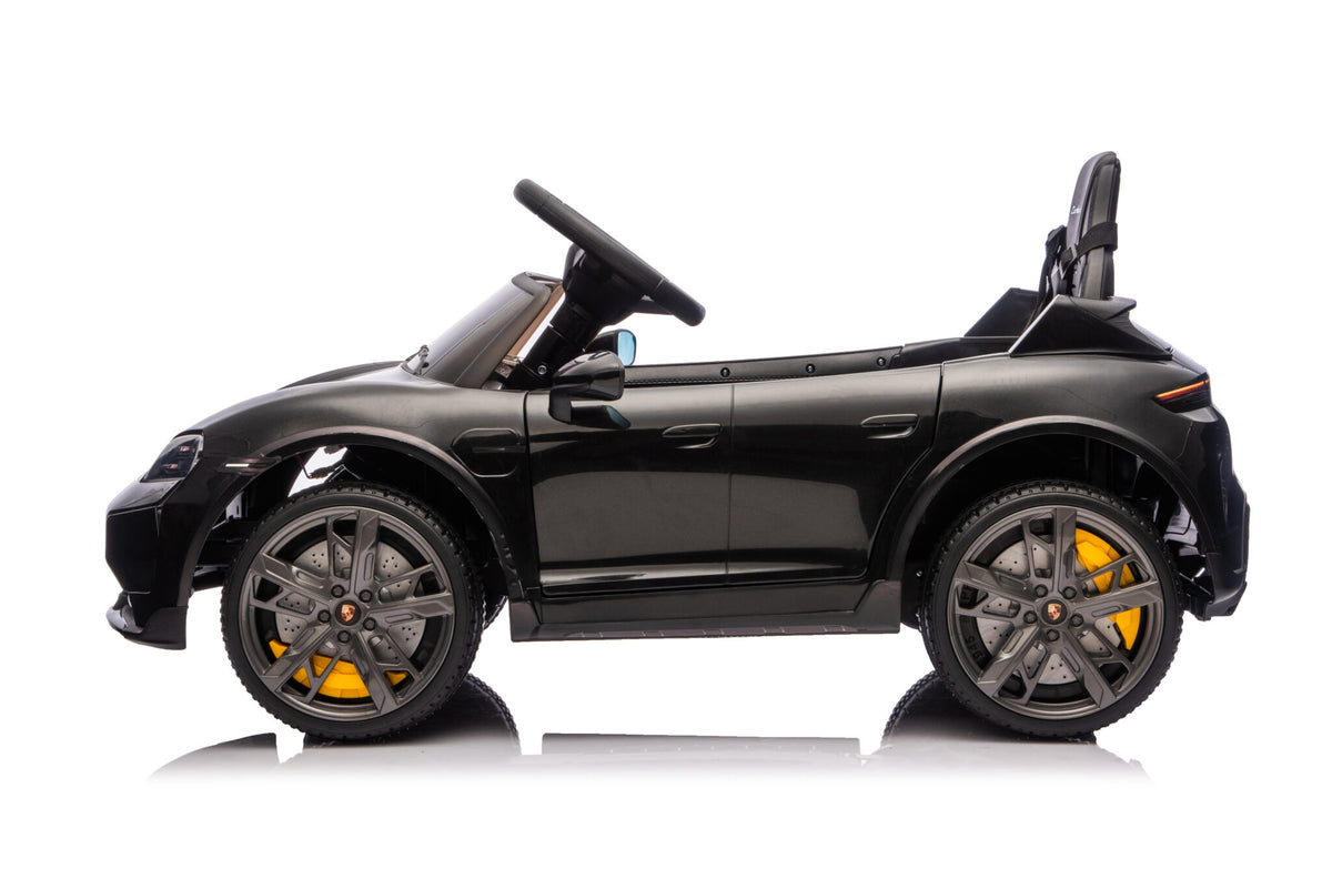 Porsche Taycan 12V electric car for kids – 1 seat, grey