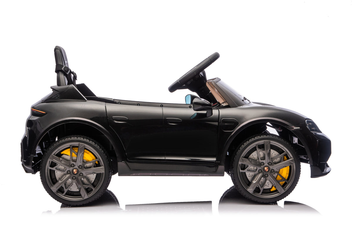 Porsche Taycan 12V electric car for kids – 1 seat, grey