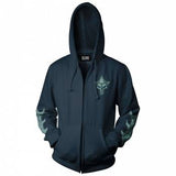 Jinx World of Warcraft - Shadowlands Queen of Destruction Zipper Hoodie Navy, S
