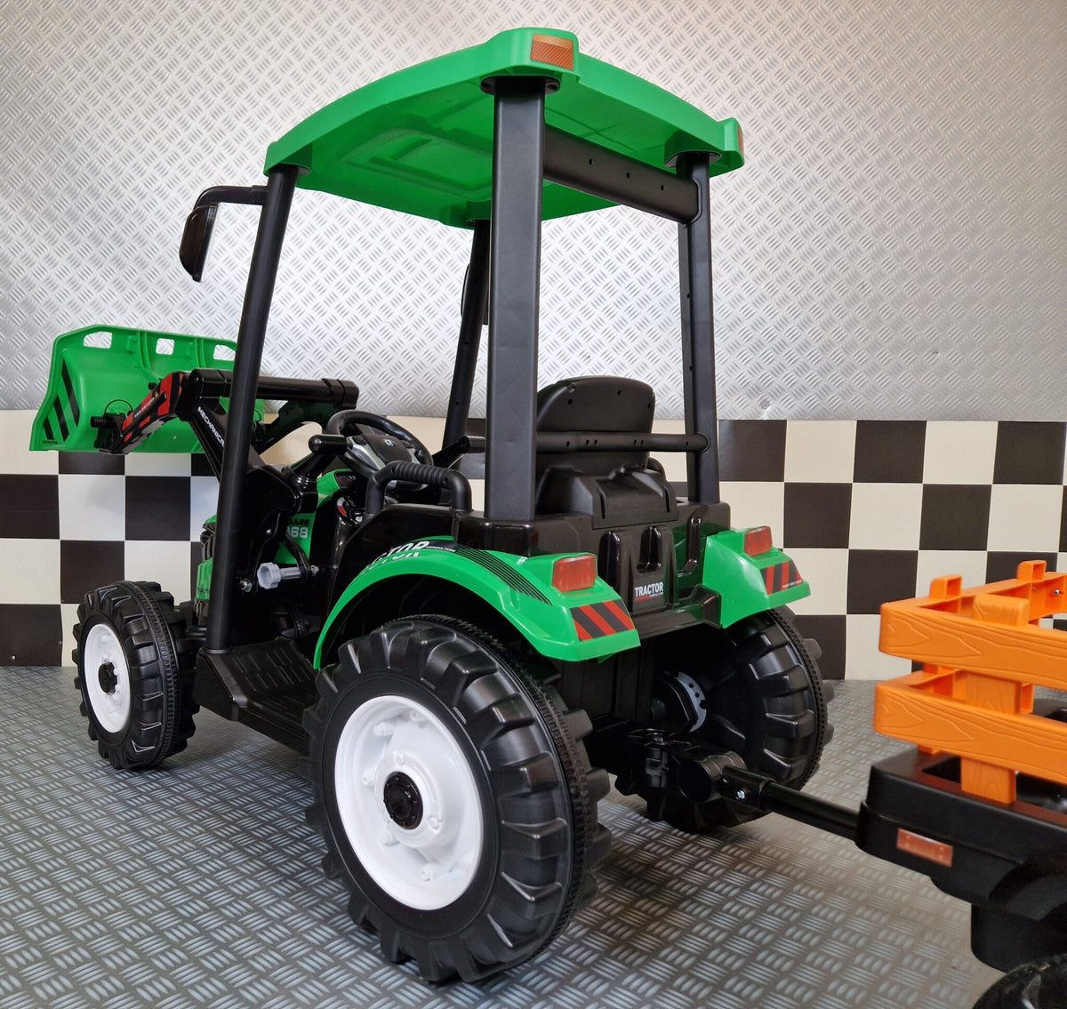 Kids' tractor 24V with trailer