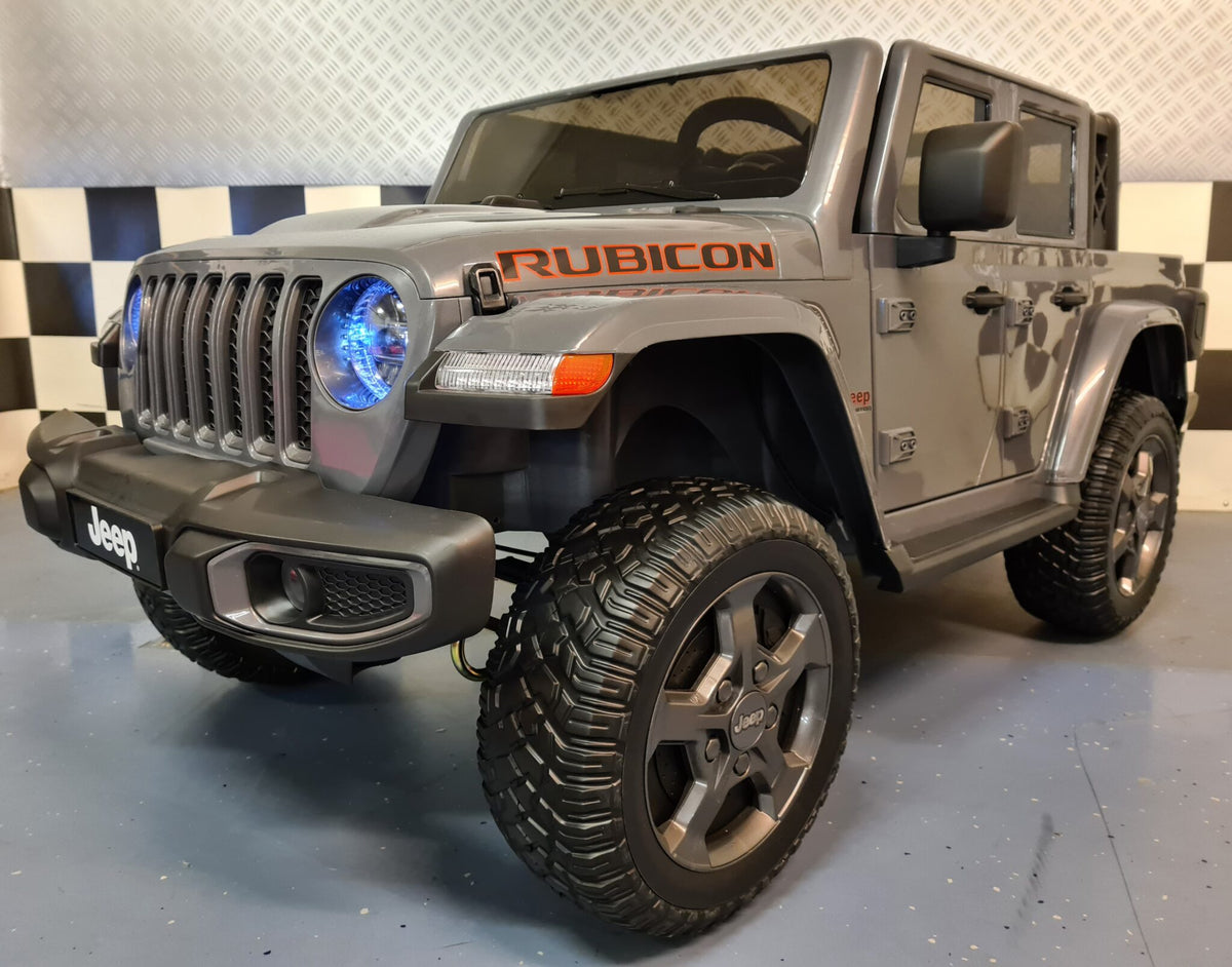 Jeep Gladiator 12V electric car for kids with remote control – 2 seats, red