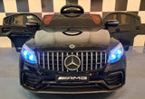 Mercedes-Benz GLC 63 AMG 12V electric car for kids – 1 seat, metallic black