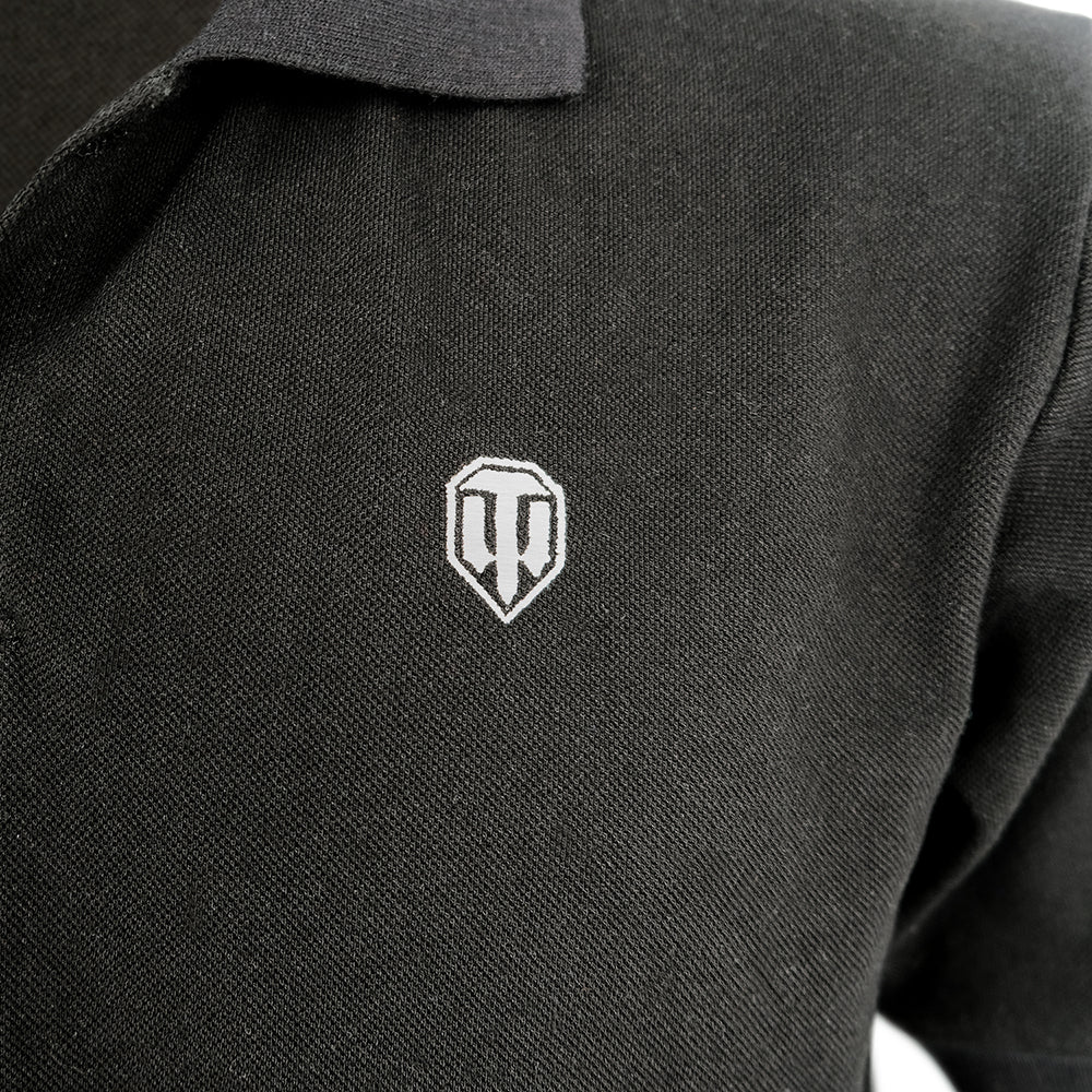 World of Tanks Polo with embroidery black, L