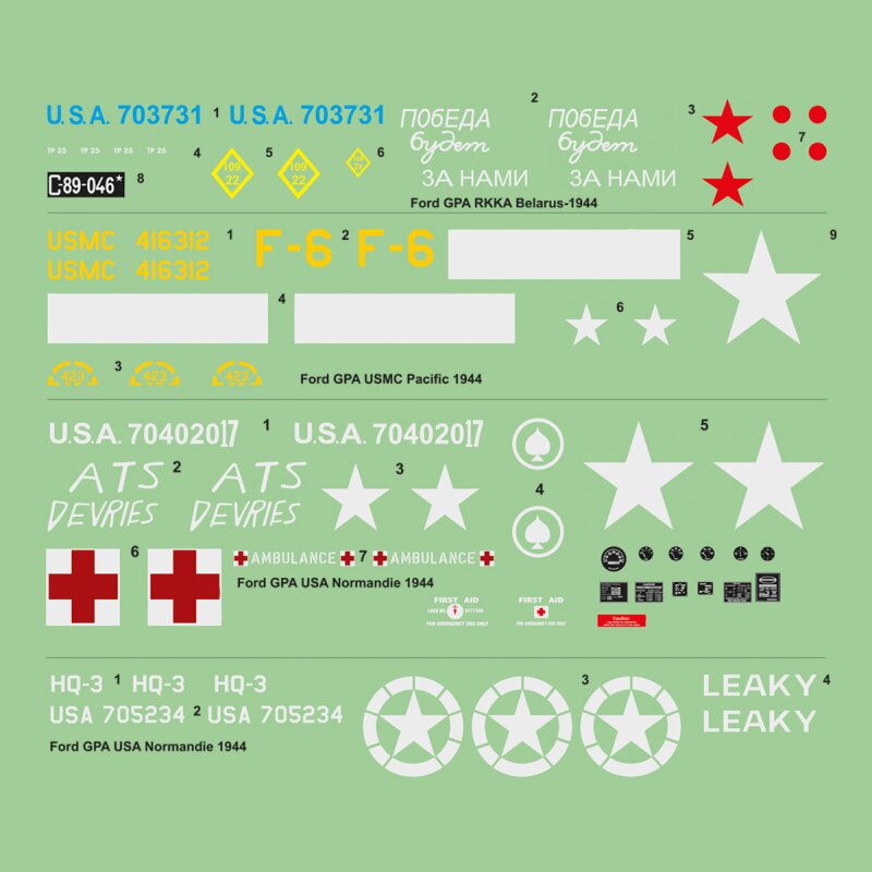 Decals Ford GPA
