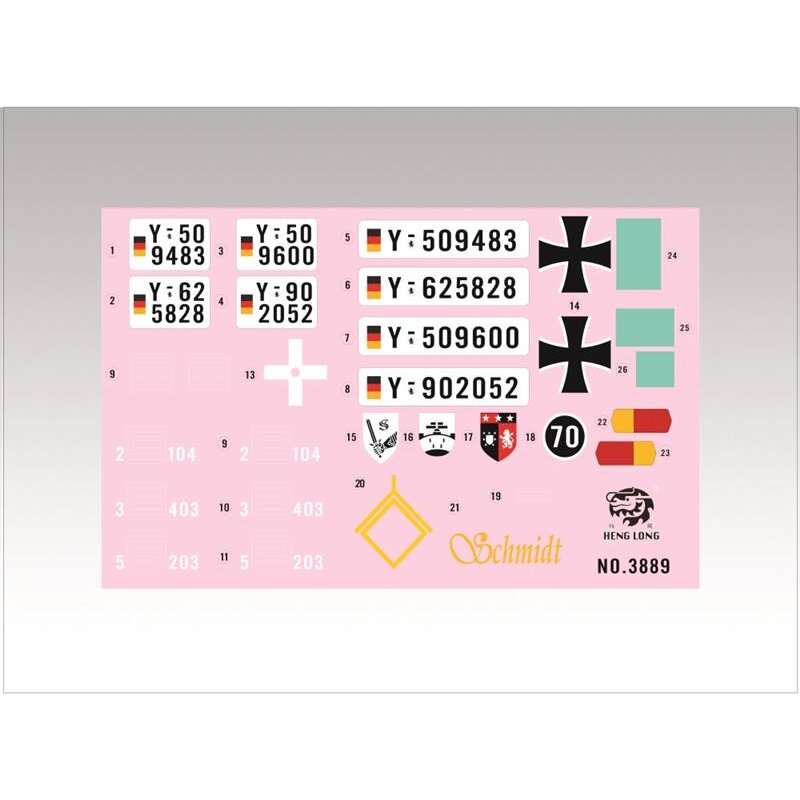 Decals Leopard 2A6